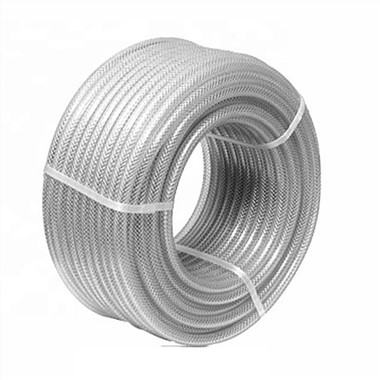 Прозрачна плетена PVC тръба за маркуч